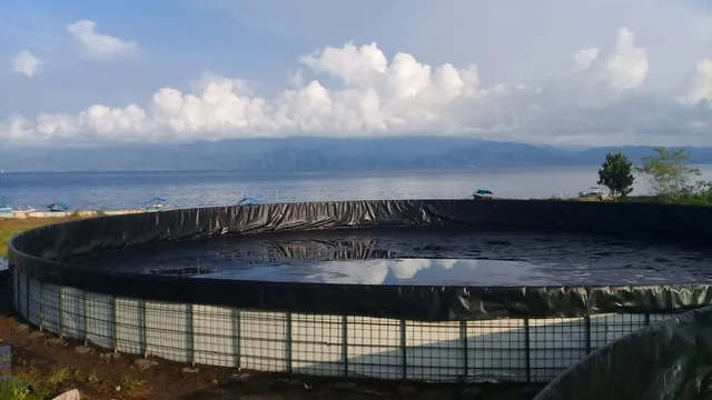 Referensi penggunaan kolam Aquagrid Pro ukuran besar